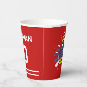 Sporty Football Kids Birthday Party 紙コップ (右)