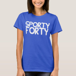 SPORTY FOOTS インスパイア 40th バースデーTシャツ Tシャツ