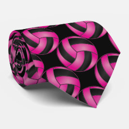 Sporty Hot Pink Volleyball ネクタイ