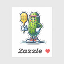 SPORTY PICKLE - Pickleball Mascotコートプレーヤーおもしろい