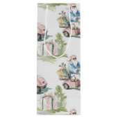 Sporty Santa - golf ワインギフトバッグ (裏面)