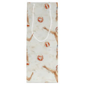 Sporty Santa - volleyball ワインギフトバッグ (裏面)