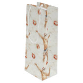 Sporty Santa - volleyball ワインギフトバッグ (裏面アングル)