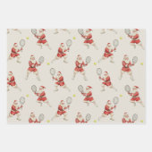 Sporty Santa Wrapping Paper Flat Sheet Set ラッピングペーパーシート (正面)