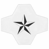 Sporty Star Mark Soccer Ball with Unique Look サッカーボール (フラット)