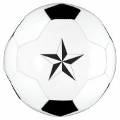 Sporty Star Mark Soccer Ball with Unique Look サッカーボール (正面)