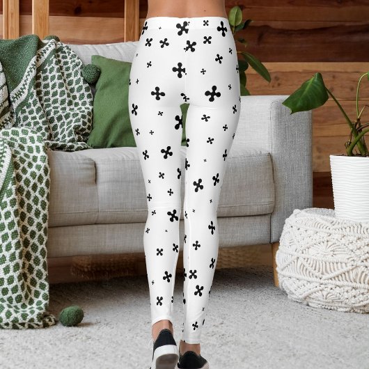 Sporty Women Holiday Season Star Pattern Christmas レギンス