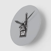 Sportz 2 ラウンド壁時計 (傾斜)