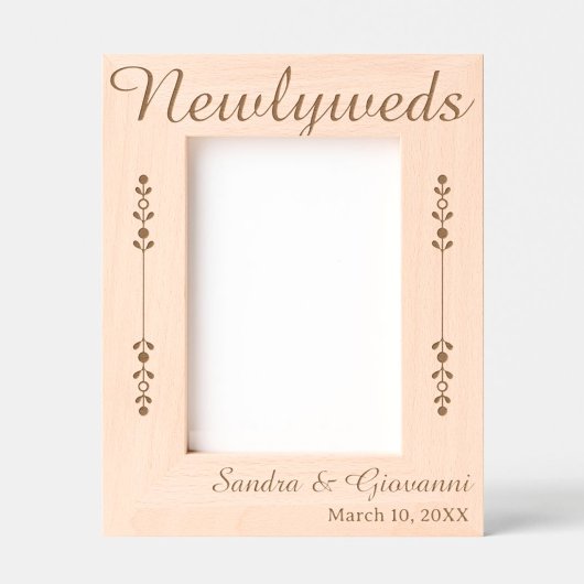 Sposi Personalized レーザー彫刻フレーム