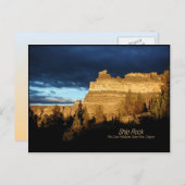 Spot Light on Ship Rockポストカード ポストカード (正面/裏面)