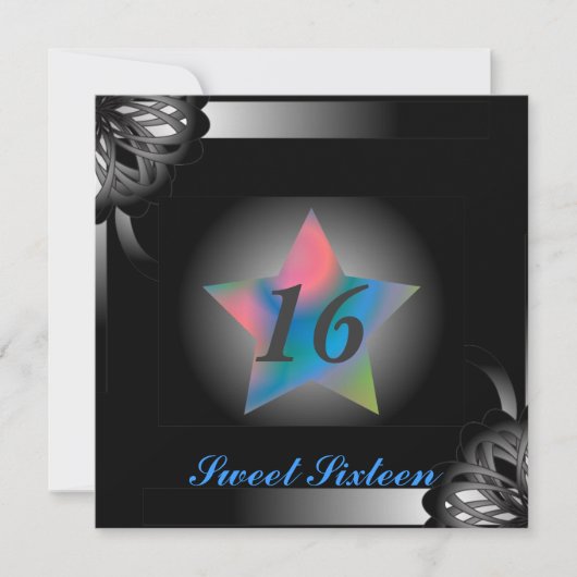 Spot Light StarSweet sixteen- 招待状 (正面)