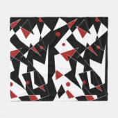 Spot the Red Ballsフリースブランケット フリースブランケット (正面(横))