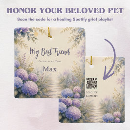 Spotifyの再生リスト付きレインボーブリッジ・ペットメモリアル セラミックオーナメント