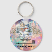 Spotifyをスキャン、「Cold outside」 KeyChain キーホルダー (裏面)