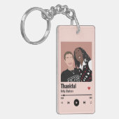 Spotifyアルバムが私たちの曲をカバー キーホルダー (正面左)