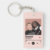 Spotifyアルバムが私たちの曲をカバー キーホルダー (正面)