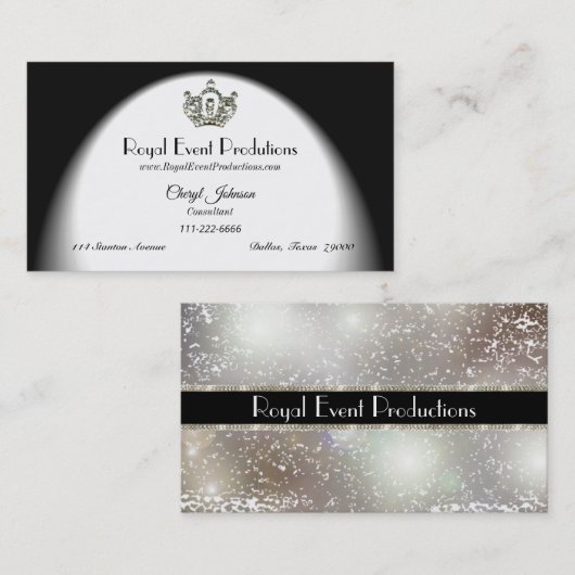 Spotlight Business Cardの下 名刺 (正面/裏面)