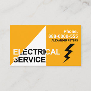 Spotlight Electricalサービス稲妻スパーク 名刺