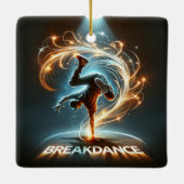 "Spotlight Groove" – スポットライト​の​踊り! セラミックオーナメント (裏面)