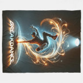 "Spotlight Groove" – スポットライト​の​踊り! フリースブランケット (正面(横))