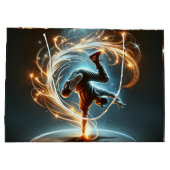 "Spotlight Groove" – スポットライトの踊り! ラージペーパーバッグ (裏面)