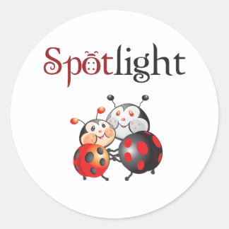 Spotlight Ladybugステッカー ラウンドシール