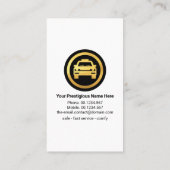 Spotlight On金ゴールドタクシー 名刺 (裏面)