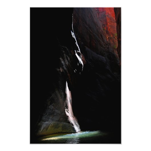 Spotlight on the Water - Zion National Park フォトプリント (正面)
