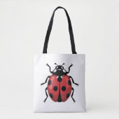 Spots of Joy Ladybug  トートバッグ (正面)