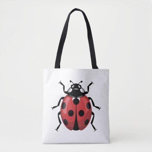 Spots of Joy Ladybug  トートバッグ (正面)
