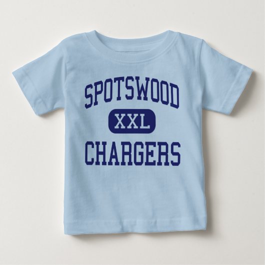 Spotswood -充電器-高Spotswoodニュージャージー ベビーTシャツ (正面)