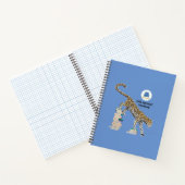 Spotted読 Leopard Notebook、8 1/2" x 11インチ ノートブック (内部)