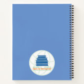 Spotted読 Leopard Notebook、8 1/2" x 11インチ ノートブック (裏面)