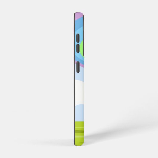 Spotted Cat with Rainbow Samsung Galaxy Case Samsung Galaxyケース (右側面)