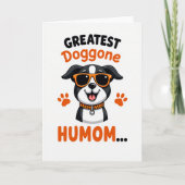 Spotted Cool Dog Friend Card カード (正面)