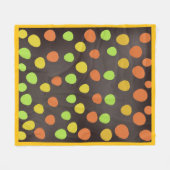 Spotted Fleece Blanket フリースブランケット (正面(横))