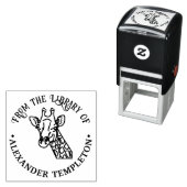 Spotted Giraffe Head #1図書名 セルフインキングスタンプ (インサイチュ)