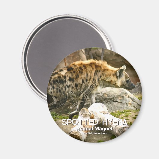 Spotted Hyena マグネット (正面/裏面)