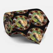 Spotted Hyena Africa Circle Neck Tie ネクタイ (ロール)