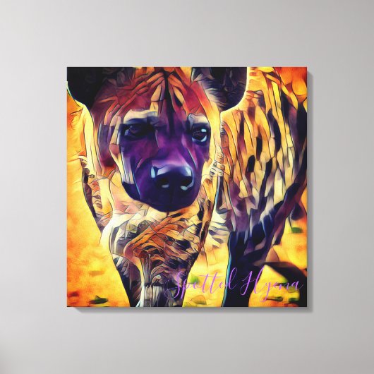 Spotted Hyena [Premium Canvas] キャンバスプリント (正面)