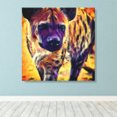 Spotted Hyena [Premium Canvas] キャンバスプリント (インサイチュ (ウッドフロア))