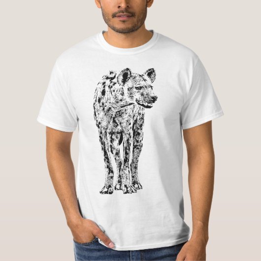 Spotted Hyena Wildlife for Hyena Fans  Tシャツ (正面)