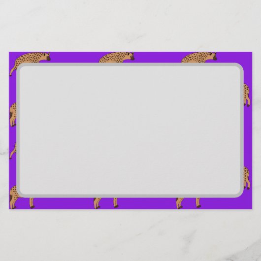 Spotted Hyenas 便箋 (正面)