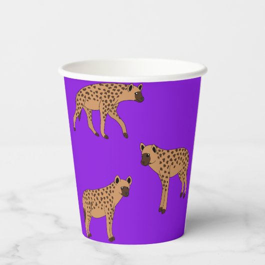 Spotted Hyenas 紙コップ (裏面)