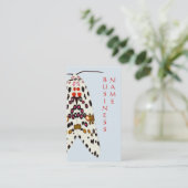 Spotted Moth Business Card 名刺 (スタンド正面)