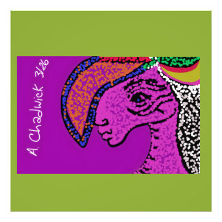 Spotted Pearl Horse フォトプリント