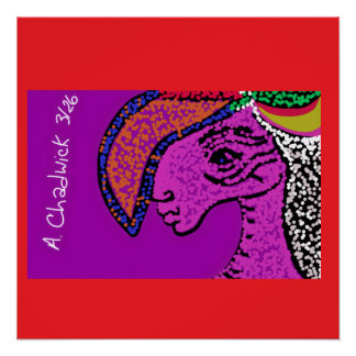 Spotted Pearl Horse ポスター