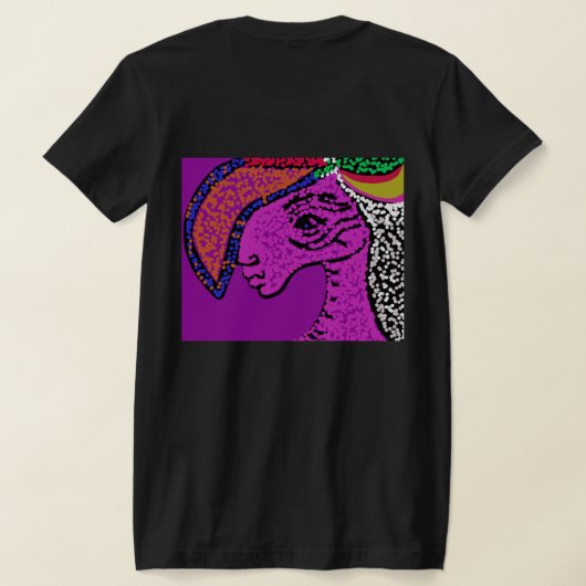 Spotted Pearl Horse Tシャツ (レイダウン裏面)