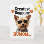 Spotted Pet Great Humom Card カード (黄色い花)