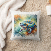 Spotted Salamander 170624AREF103 - Watercolor クッション (ブランケット)